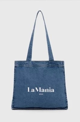 Zdjęcie produktu La Mania torebka jeansowa kolor niebieski