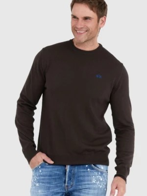 Zdjęcie produktu LA MARTINA Brązowy sweter męski z wełną