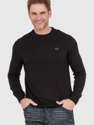 Zdjęcie produktu LA MARTINA Czarny sweter męski z wełną