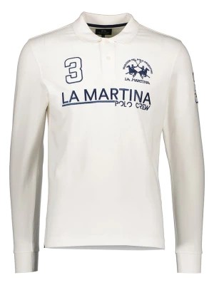 Zdjęcie produktu La Martina Koszulka polo w kolorze kremowym rozmiar: M
