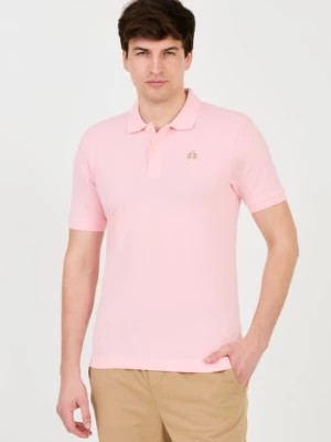 Zdjęcie produktu LA MARTINA Różowy t-shirt z małym logo