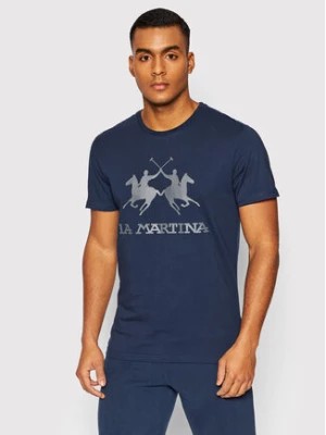 Zdjęcie produktu La Martina T-Shirt CCMR05 JS206 Granatowy Regular Fit