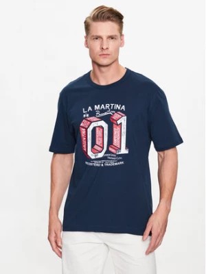 Zdjęcie produktu La Martina T-Shirt VMR320 JS206 Granatowy Over Fit