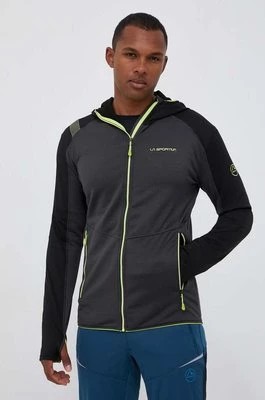 Zdjęcie produktu La Sportiva bluza sportowa Upendo Hoody kolor czarny z kapturem gładka