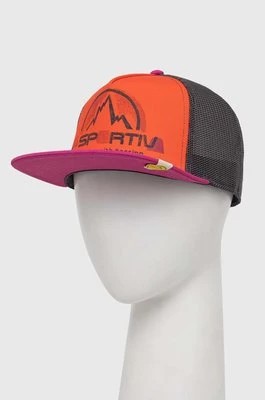 Zdjęcie produktu LA Sportiva czapka z daszkiem kolor czerwony wzorzysta