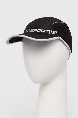 Zdjęcie produktu LA Sportiva czapka z daszkiem Shield kolor czarny z nadrukiem
