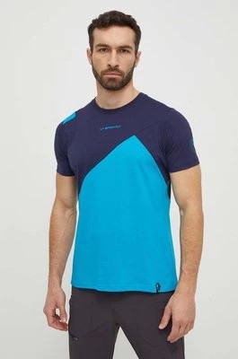 Zdjęcie produktu LA Sportiva t-shirt Dude męski kolor niebieski wzorzysty F24614643