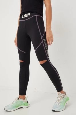 Zdjęcie produktu LaBellaMafia legginsy treningowe Cycling damskie kolor czarny z nadrukiem