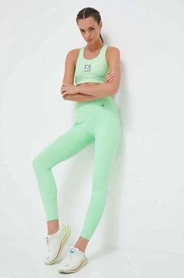 Zdjęcie produktu LaBellaMafia legginsy treningowe Go On kolor zielony gładkie