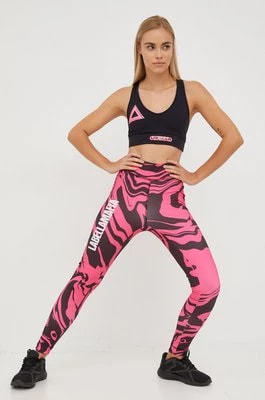 Zdjęcie produktu LaBellaMafia legginsy treningowe Highlight 2 damskie kolor różowy wzorzyste