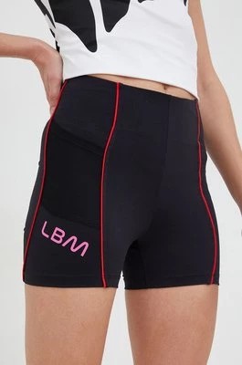 Zdjęcie produktu LaBellaMafia szorty treningowe Wake Up damskie kolor czarny z nadrukiem high waist
