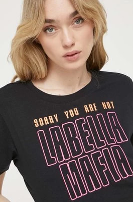 Zdjęcie produktu LaBellaMafia t-shirt bawełniany kolor czarny