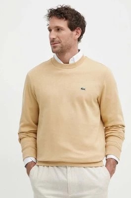 Zdjęcie produktu Lacoste bluza męska kolor beżowy gładka