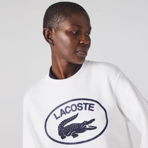 Zdjęcie produktu Lacoste damska bluza z polaru z bawełny organicznej Loose Fit