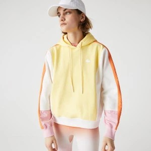 Zdjęcie produktu Lacoste Damska L!VE Bluza z kapturem z kolorowego polaru