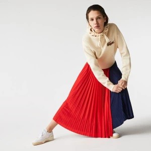 Zdjęcie produktu Lacoste Damska plisowana spódnica midi w bloki kolorystyczne