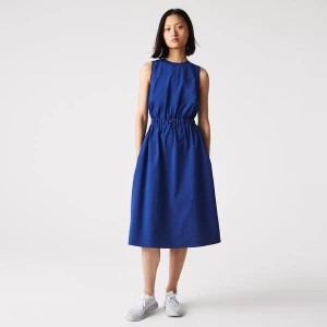 Zdjęcie produktu Lacoste Damska sukienka z elastyczną talią z odkrytymi plecami