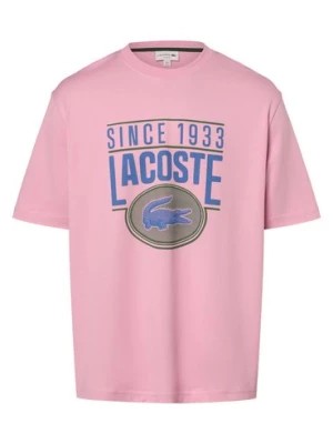 Zdjęcie produktu Lacoste Koszulka męska Mężczyźni Bawełna różowy|wyrazisty róż nadruk,