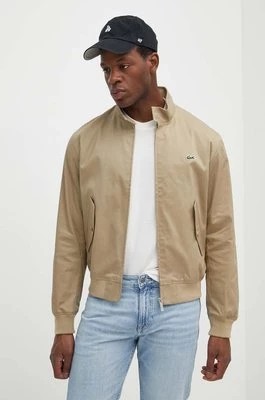 Zdjęcie produktu Lacoste kurtka męska kolor brązowy przejściowa oversize
