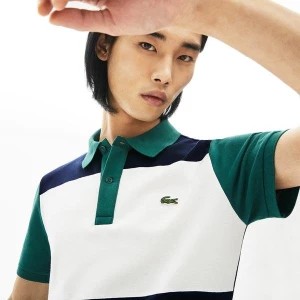 Zdjęcie produktu Lacoste Męska Elastyczna Koszulka Polo W Bloki Kolorystyczne