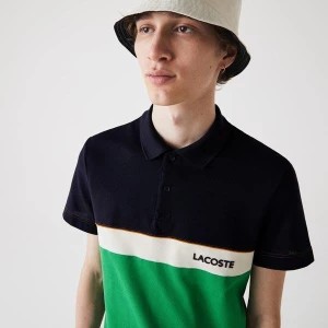 Zdjęcie produktu Lacoste Męska koszulka polo Regular Fit w bloki kolorystyczne z piki bawełnianej