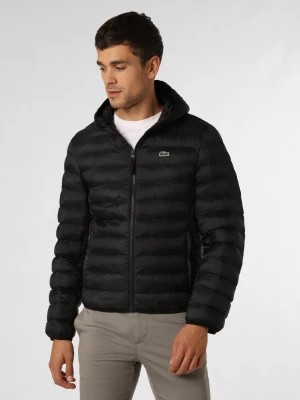 Zdjęcie produktu Lacoste Męska kurtka pikowana Mężczyźni Sztuczne włókno czarny jednolity,