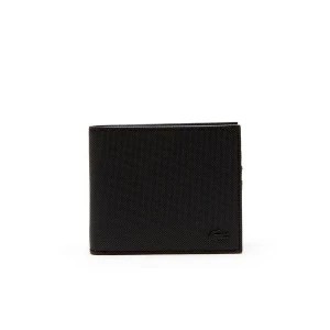 Zdjęcie produktu Lacoste męski klasyczny portfel na 3 karty o fakturze drobnej piki