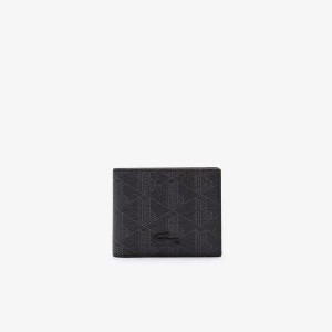 Zdjęcie produktu Lacoste męski mały portfel płócienny z monogramem The Blend