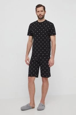 Zdjęcie produktu Lacoste piżama męska kolor czarny wzorzysta