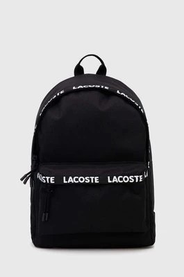 Zdjęcie produktu Lacoste plecak kolor czarny duży gładki