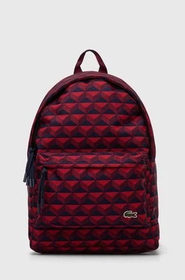 Zdjęcie produktu Lacoste plecak kolor czerwony mały wzorzysty