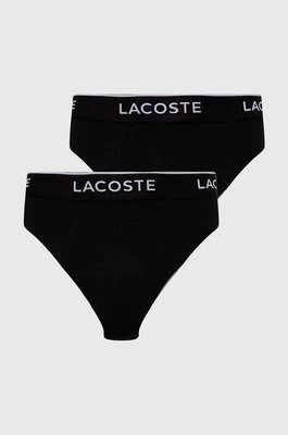 Zdjęcie produktu Lacoste slipy 3-pack męskie kolor czarny