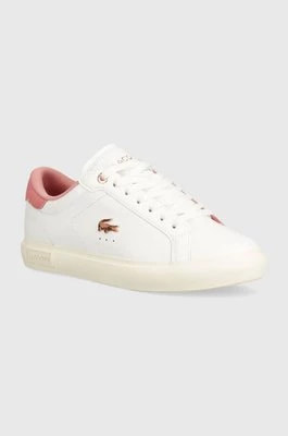 Zdjęcie produktu Lacoste sneakersy skórzane Powercourt Leather kolor biały 47SFA0081
