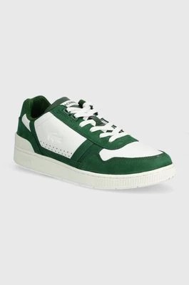Zdjęcie produktu Lacoste sneakersy skórzane T-Clip Contrasted Leather kolor zielony 47SMA0070