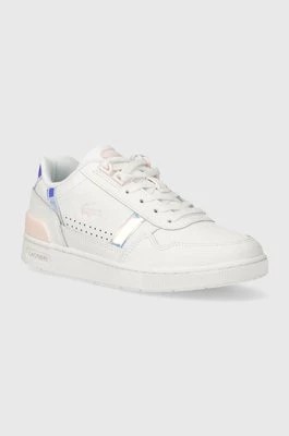 Zdjęcie produktu Lacoste sneakersy skórzane T-Clip Pastel Accent Leather kolor biały 47SFA0061