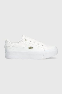 Zdjęcie produktu Lacoste sneakersy Ziane Platform Logo Leather kolor biały 47CFA0005