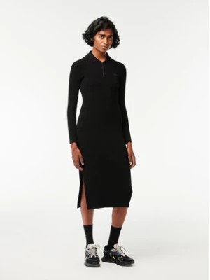 Zdjęcie produktu Lacoste Sukienka codzienna EF0632 Czarny Slim Fit
