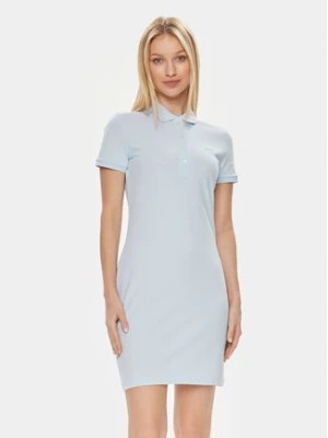 Zdjęcie produktu Lacoste Sukienka codzienna EF5473 Błękitny Slim Fit