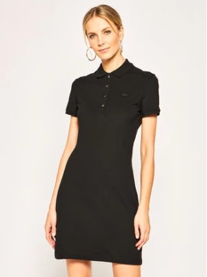 Zdjęcie produktu Lacoste Sukienka codzienna EF5473 Czarny Slim Fit