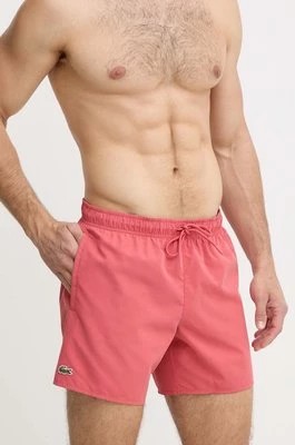 Zdjęcie produktu Lacoste szorty kąpielowe kolor różowy