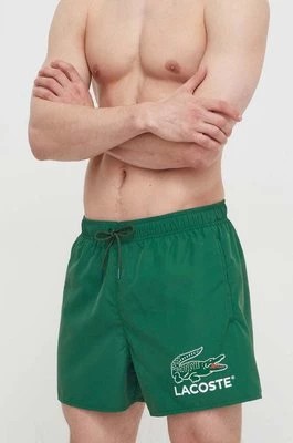 Zdjęcie produktu Lacoste szorty kąpielowe kolor zielony