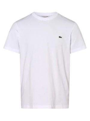 Zdjęcie produktu Lacoste T-shirt męski Mężczyźni Dżersej biały jednolity,