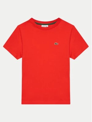 Zdjęcie produktu Lacoste T-Shirt TJ1122 Czerwony Regular Fit