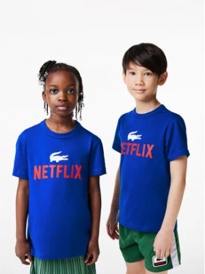 Zdjęcie produktu Lacoste T-Shirt TJ5543 Niebieski Regular Fit
