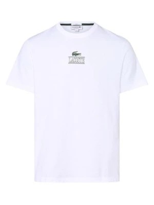 Zdjęcie produktu Lacoste T-shirt z nadrukiem z logo Kobiety,Mężczyźni Bawełna biały nadruk,