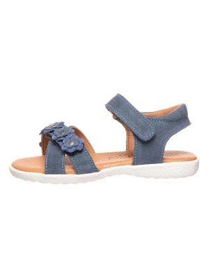 Zdjęcie produktu lamino Skórzane sandały w kolorze niebieskim rozmiar: 27