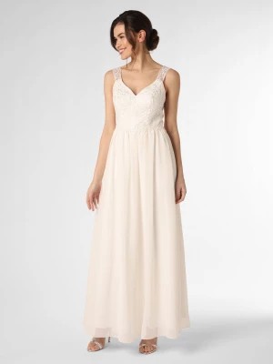 Zdjęcie produktu Laona Damska sukienka wieczorowa Kobiety Koronka biały jednolity,