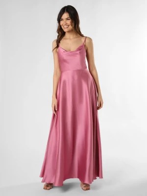 Zdjęcie produktu Laona Damska sukienka wieczorowa Kobiety Satyna różowy|wyrazisty róż jednolity,