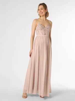 Zdjęcie produktu Laona Damska sukienka wieczorowa Kobiety Sztuczne włókno beżowy|różowy jednolity,