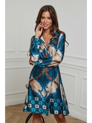 Zdjęcie produktu L'armoire de Suzette Sukienka w kolorze niebiesko-beżowym rozmiar: 34/36